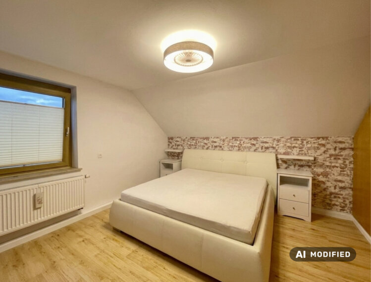 Schlafzimmer (Mit KI veränderter Inhalt)